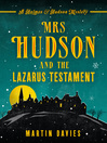 Cover image for Mrs Hudson and the Lazarus Testament